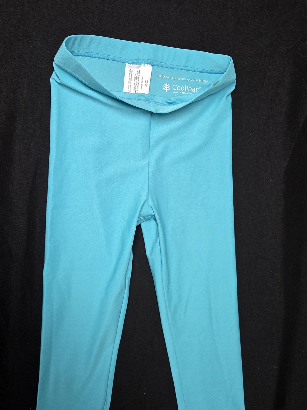 Coolibar Kids Turquoise Sun Protection Leggings